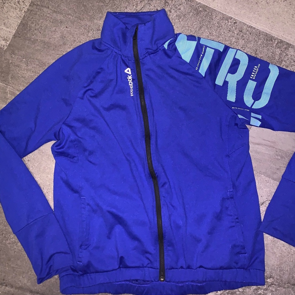 LIMITED EDITION CrossFit Reebok Blue Athletic Jacket